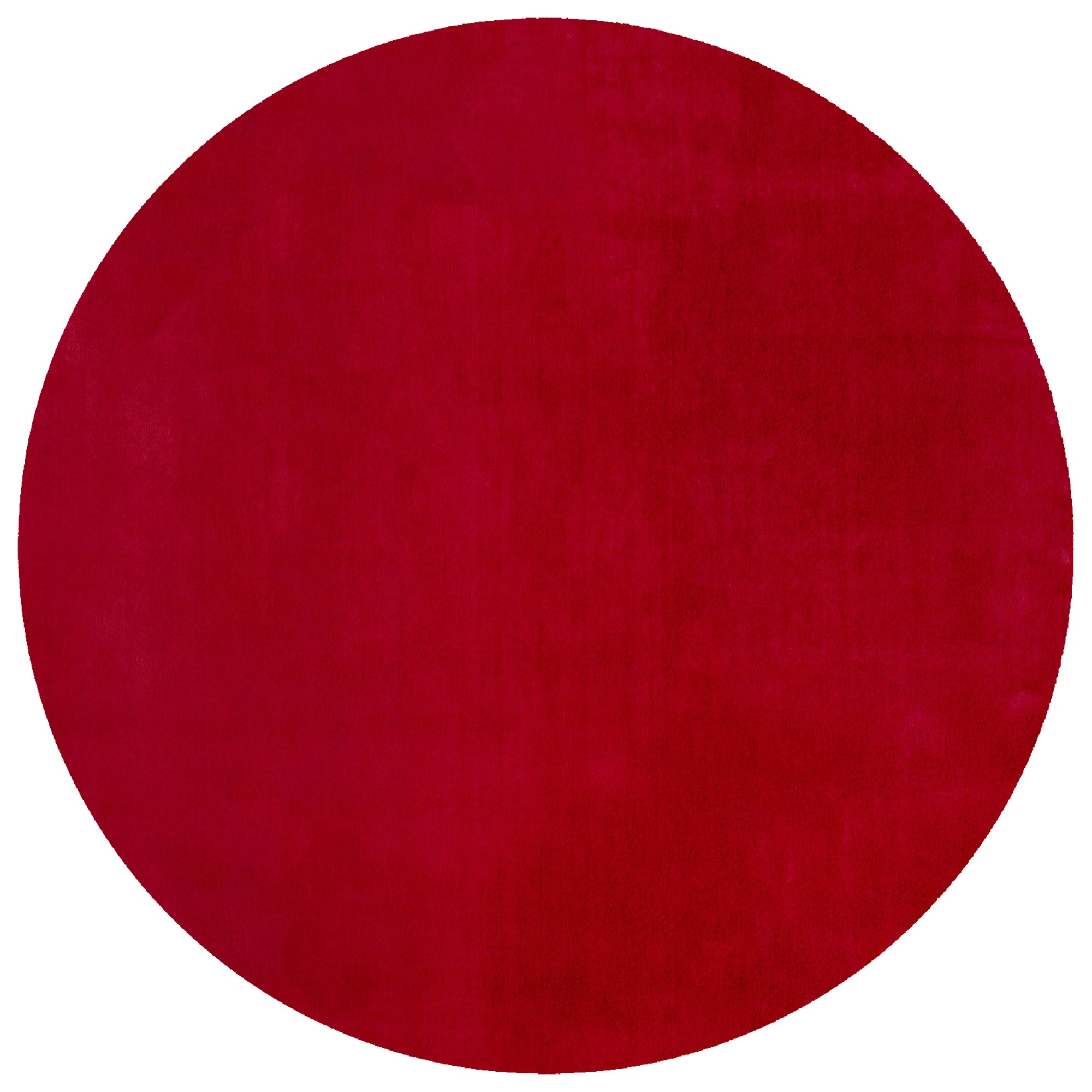 Tapis Rond à poils doux Lavable Rouge – STUDIO DECO