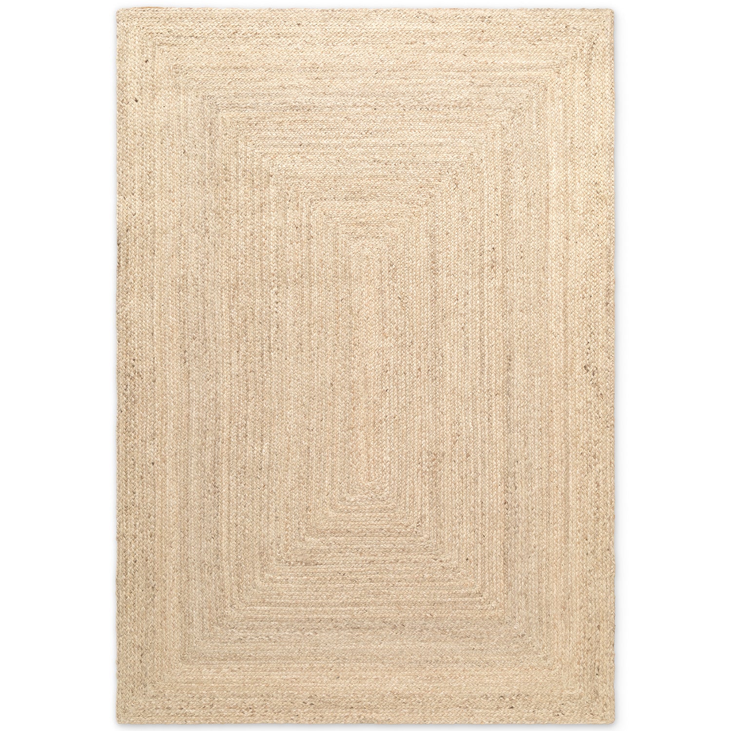 Tapis en Jute Fait Main Blanc Naturel – STUDIO DECO