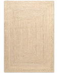 Tapis en Jute Fait Main Blanc Naturel – STUDIO DECO