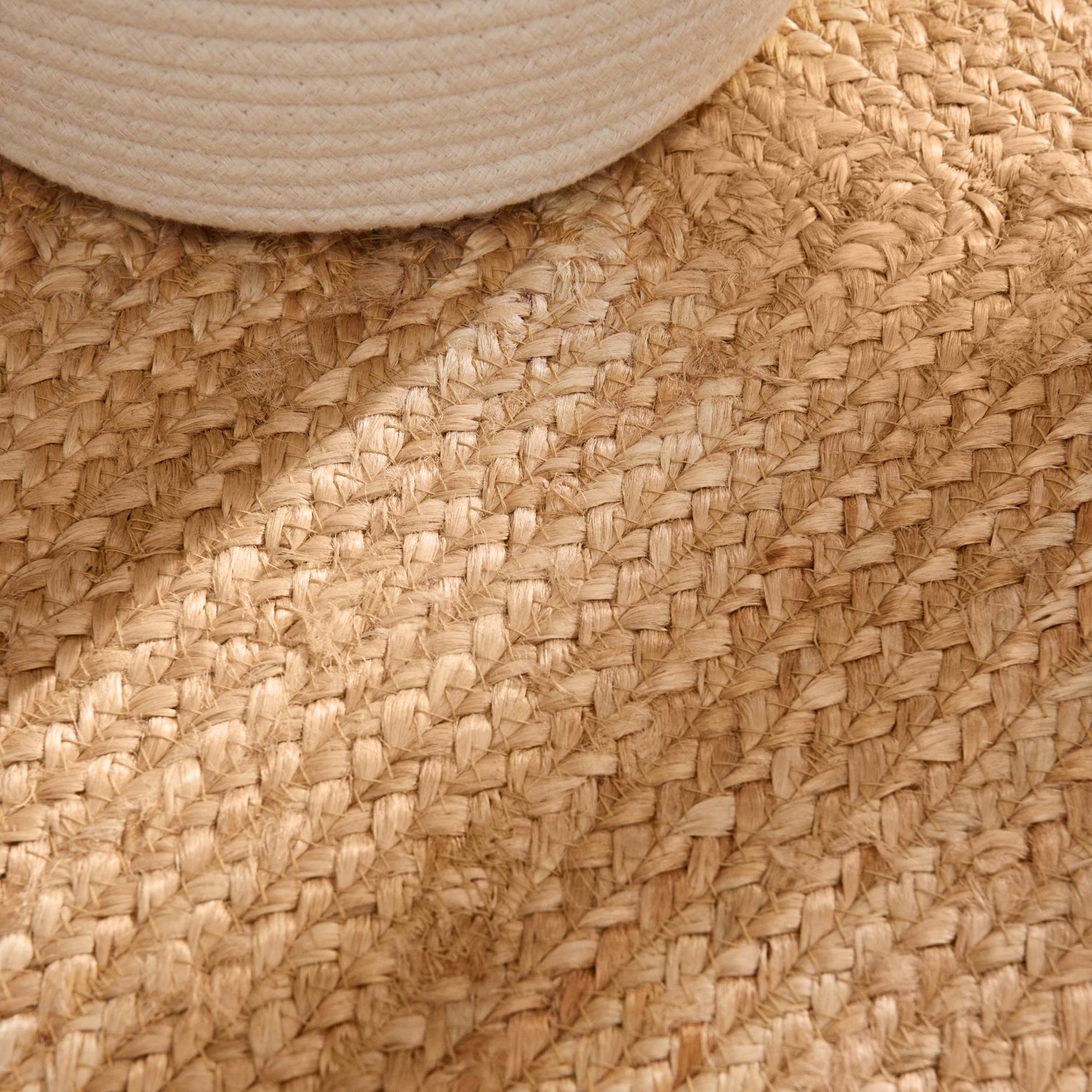 Tapis en Jute Fait Main Brun Naturel – STUDIO DECO