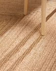 Tapis en Jute Fait Main Brun Naturel – STUDIO DECO