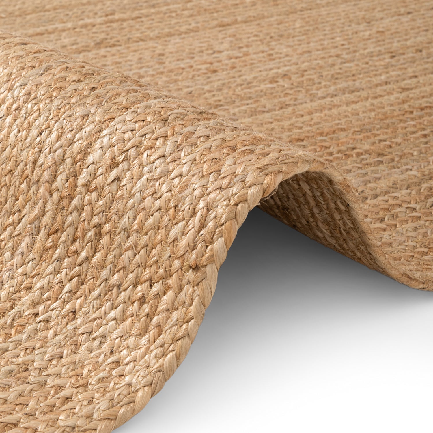 Tapis en Jute Fait Main Brun Naturel – STUDIO DECO