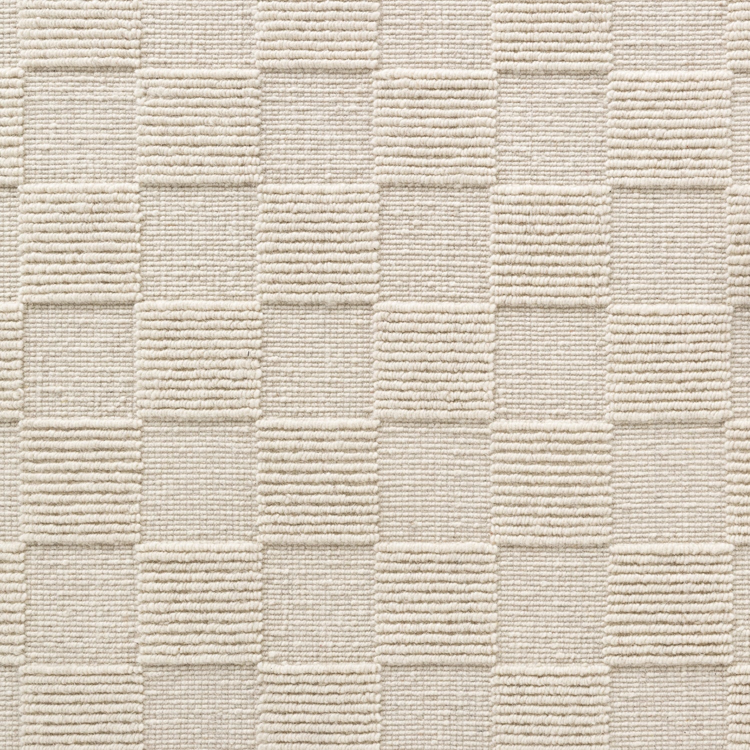 Tapis en Laine fait main Blanc Naturel – STUDIO DECO