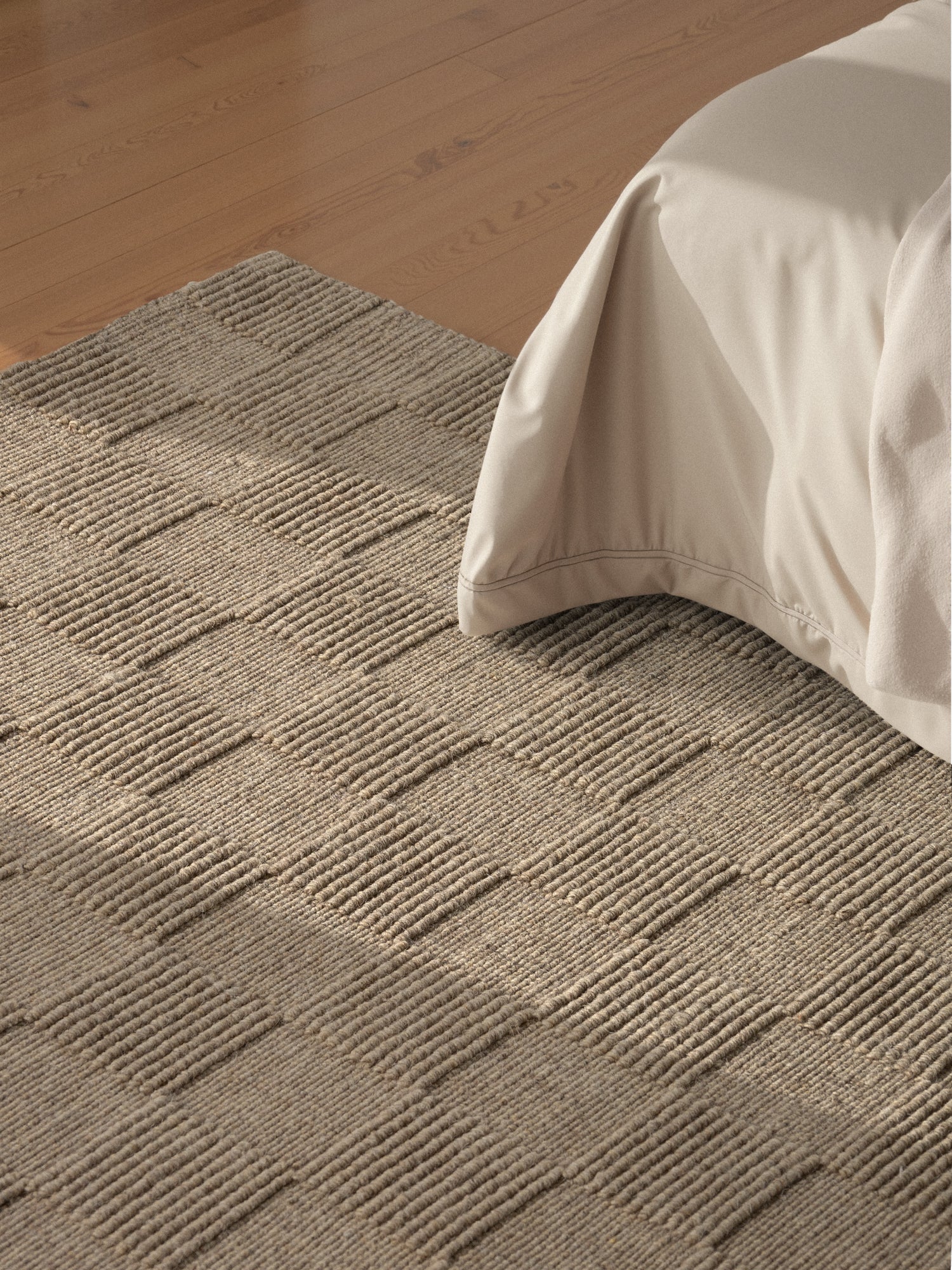 Tapis en Laine fait main Beige – STUDIO DECO