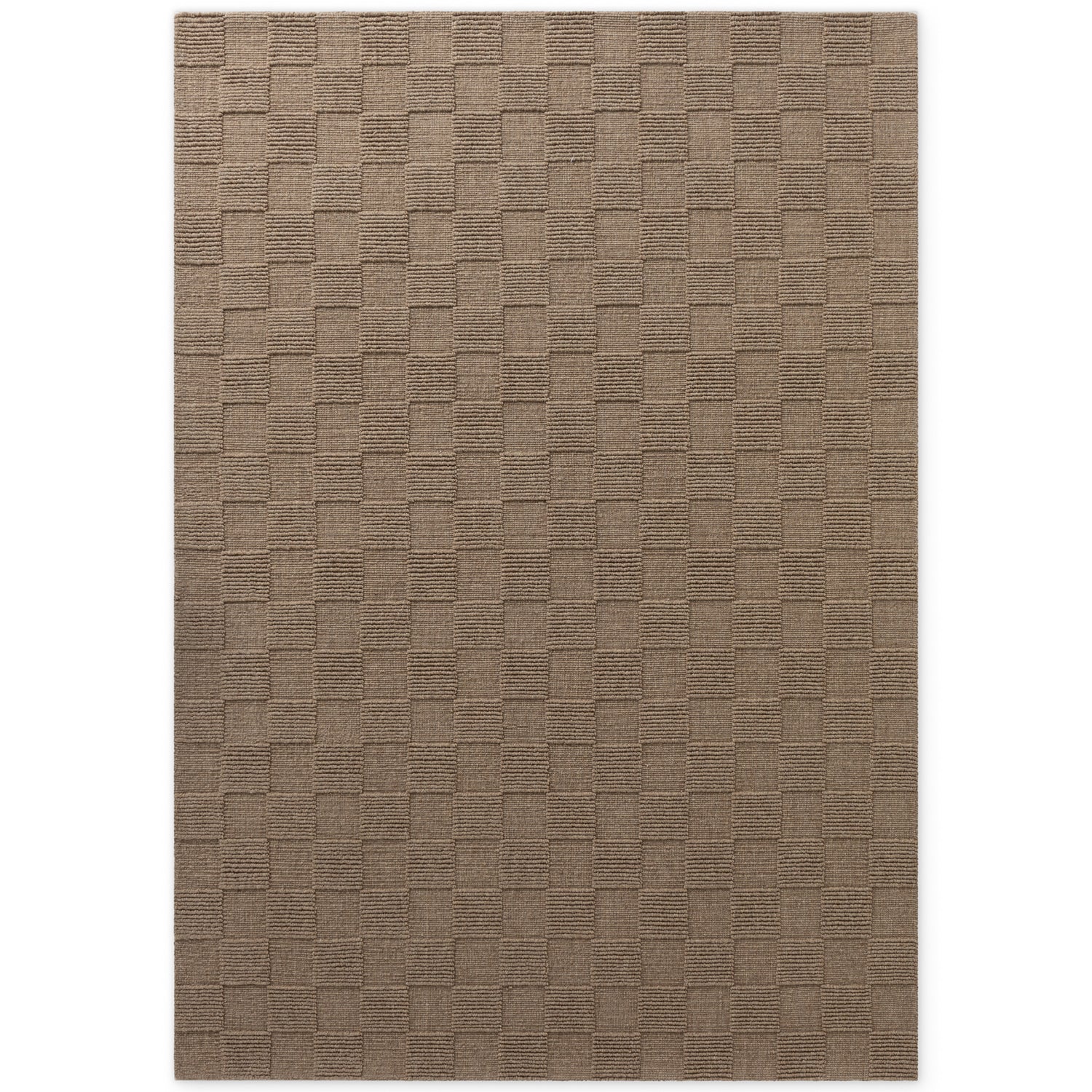 Tapis en Laine fait main Marron – STUDIO DECO