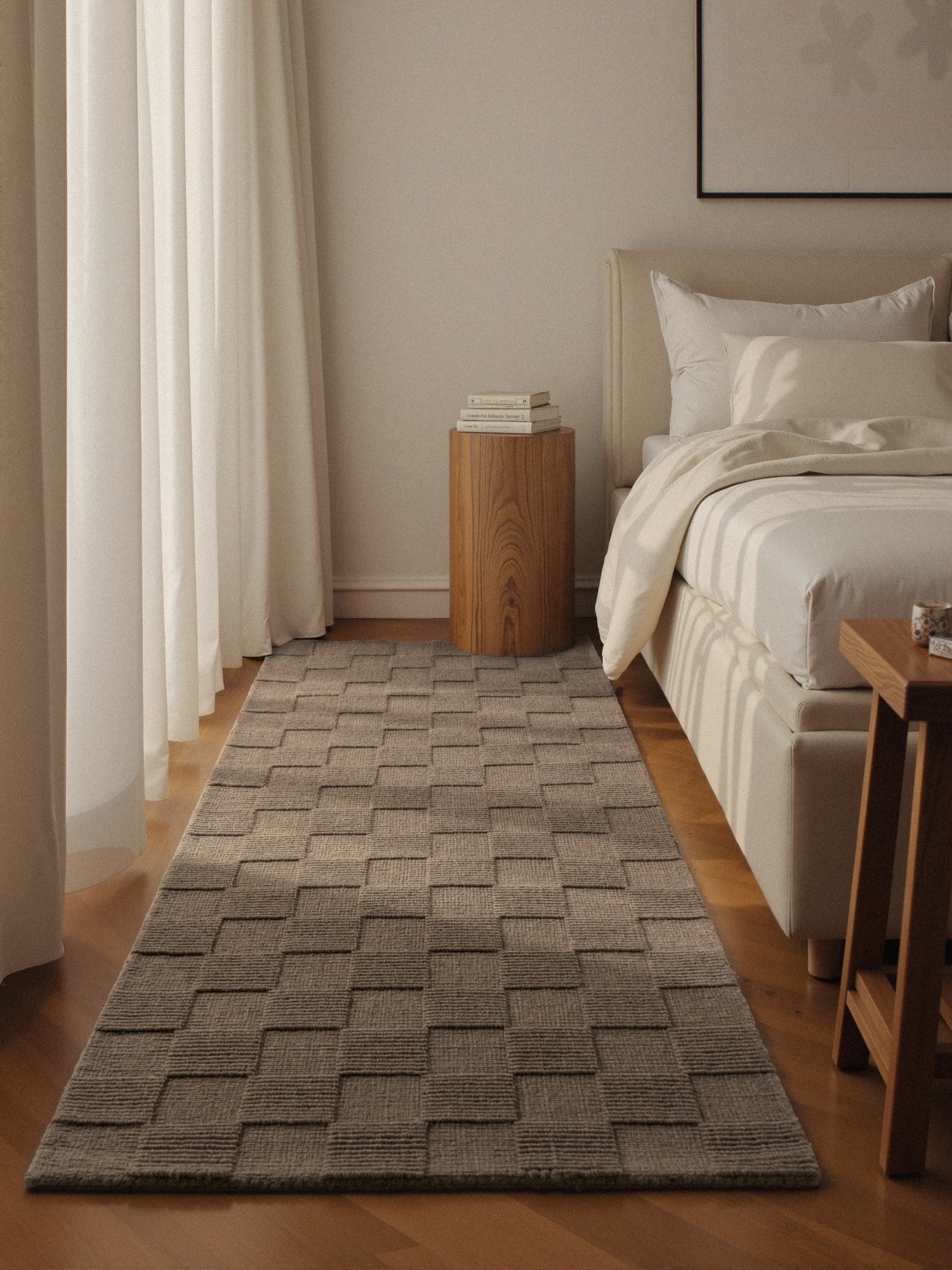 Tapis en Laine fait main Marron – STUDIO DECO