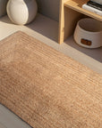 Tapis en Jute Fait Main Brun Naturel – STUDIO DECO