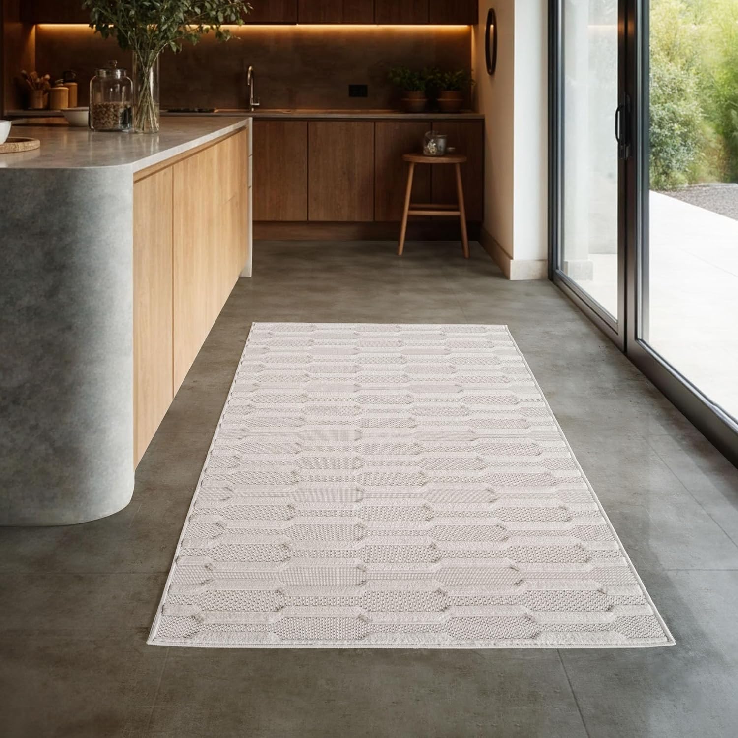 Tapis Scandinave à motifs en relief STAVERN – STUDIO DECO