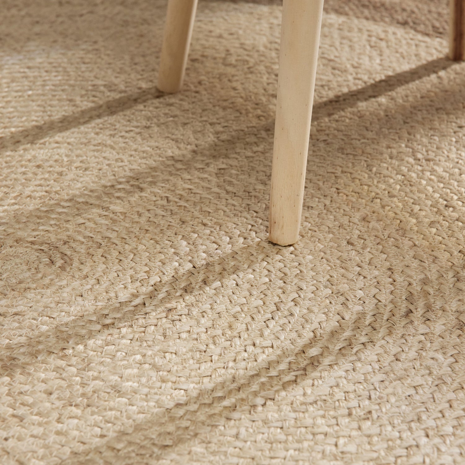 Tapis Jute Fait Main Bicolore Ivoire et Mocca – STUDIO DECO