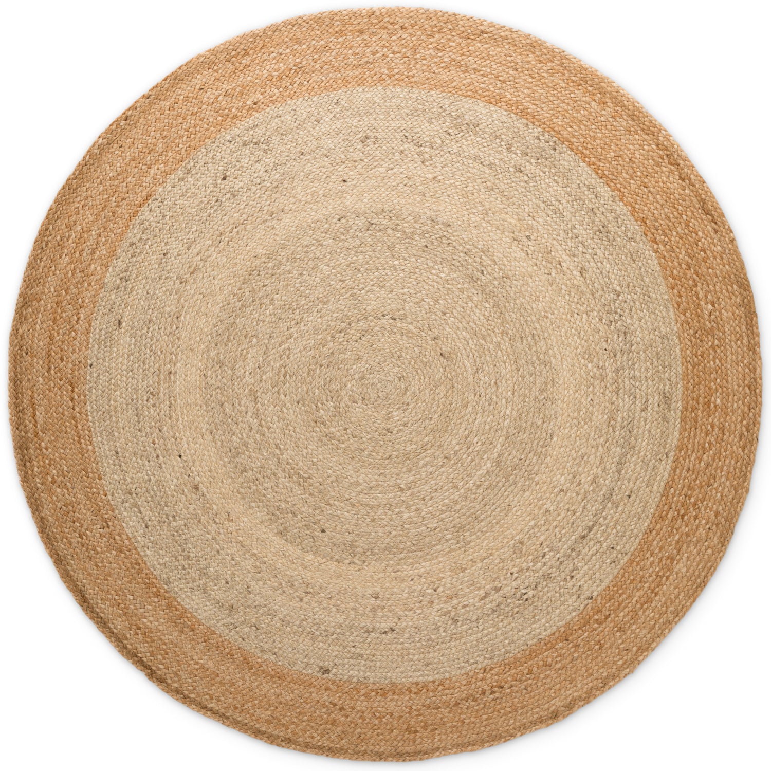 Tapis Jute Fait Main Bicolore Ivoire et Beige – STUDIO DECO