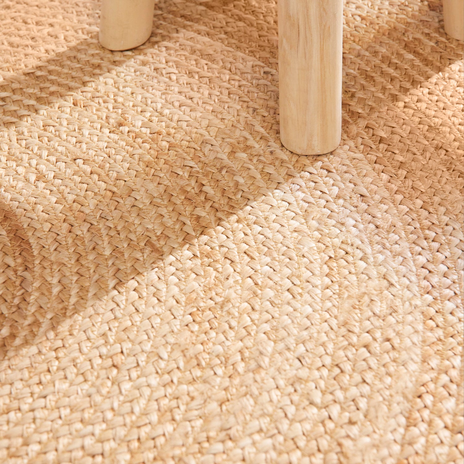 Tapis Jute Fait Main Bicolore Ivoire et Beige – STUDIO DECO