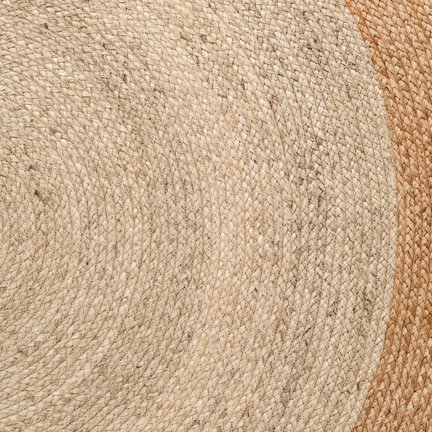 Tapis Jute Fait Main Bicolore Ivoire et Beige – STUDIO DECO