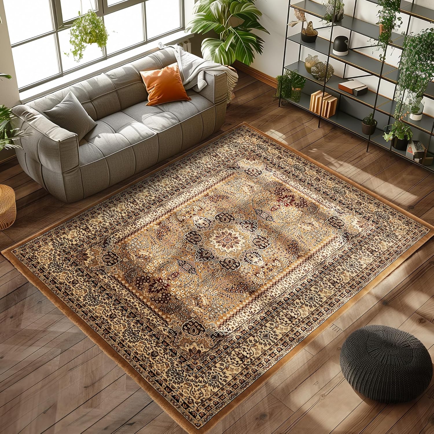 Tapis d'Orient AZAD Beige – STUDIO DECO