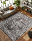 Tapis d'Orient EHSAN Gris – STUDIO DECO