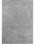Tapis poils courts à relief NOLAN Gris – STUDIO DECO