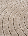 Tapis poils courts à relief PAOLA Beige – STUDIO DECO