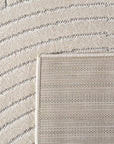 Tapis poils courts à relief PAOLA Crème – STUDIO DECO