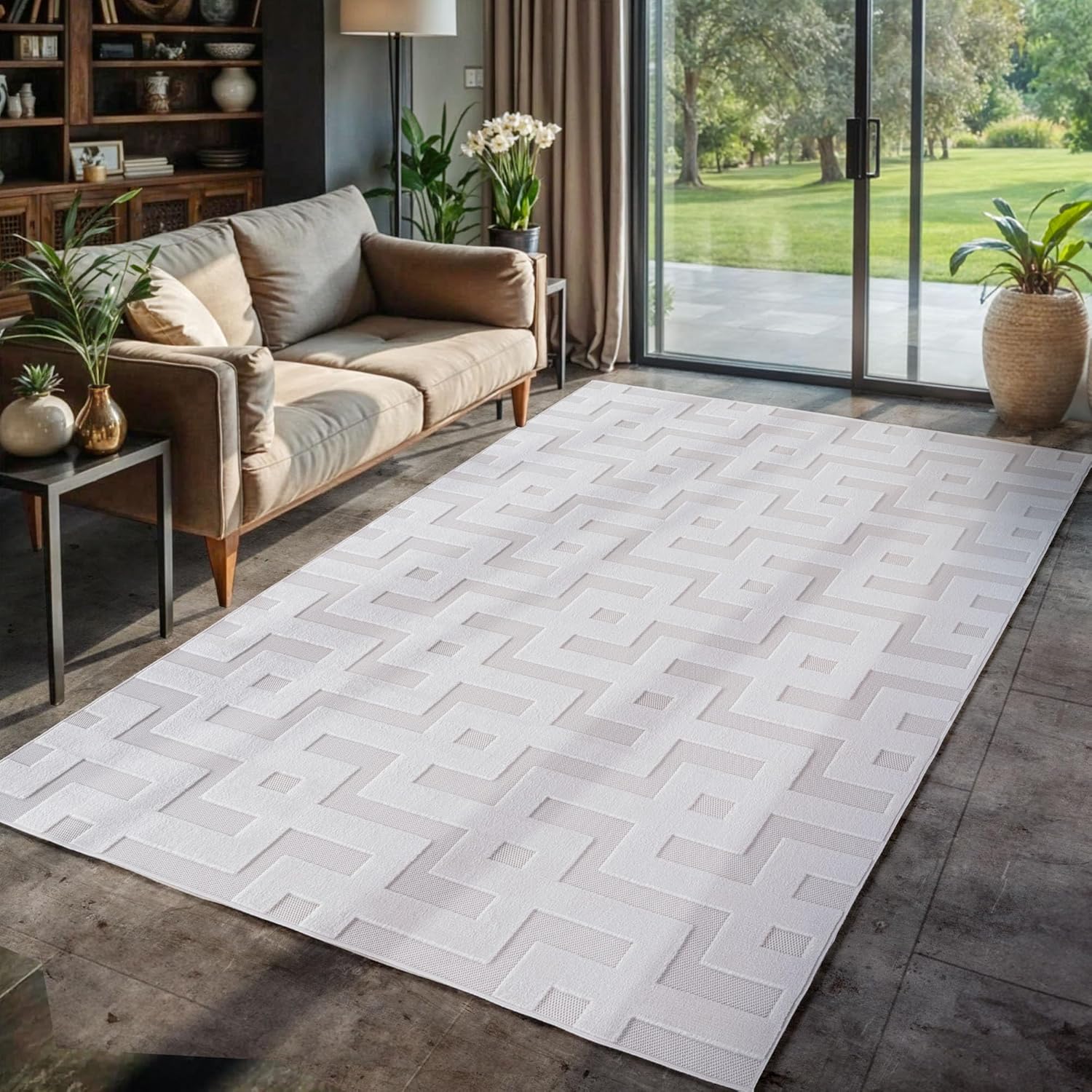 Tapis Scandinave à motifs en relief VADSO – STUDIO DECO
