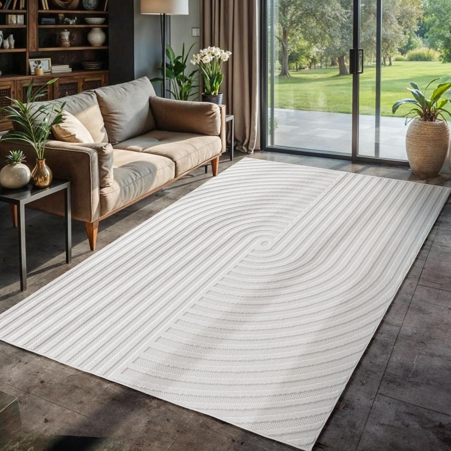 Tapis Scandinave à motifs en relief ZORA – STUDIO DECO