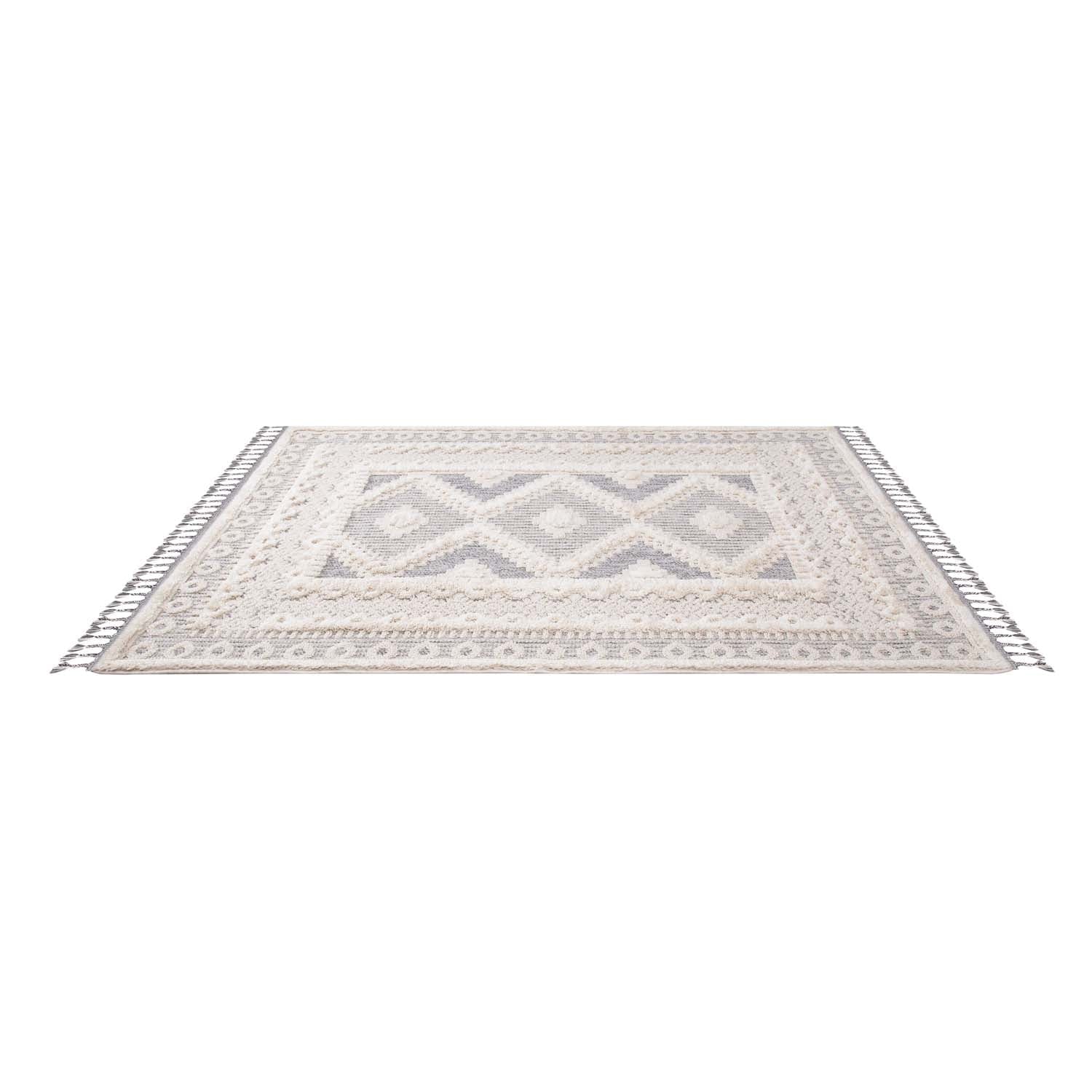 Tapis Boho Chic à franges tressées – STUDIO DECO