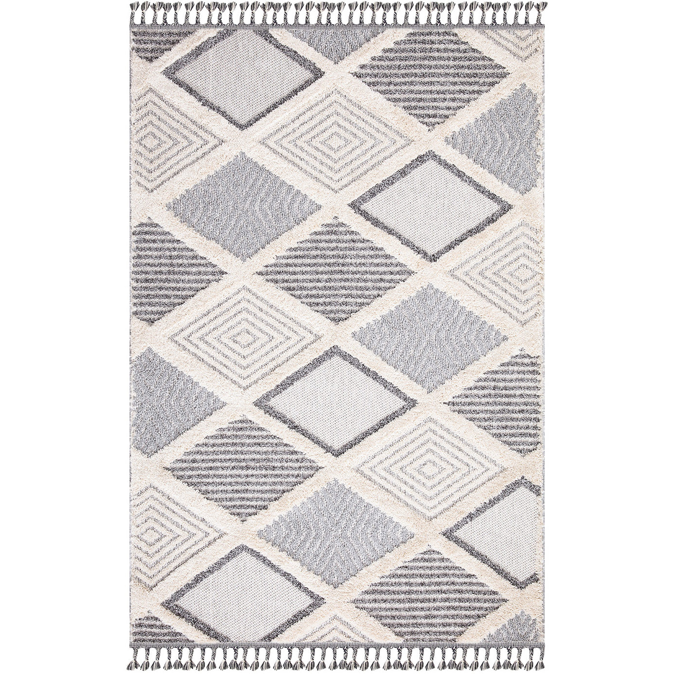Tapis Boho Chic à franges tressées – STUDIO DECO