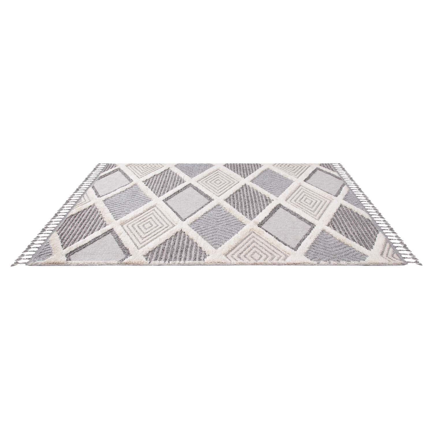 Tapis Boho Chic à franges tressées – STUDIO DECO