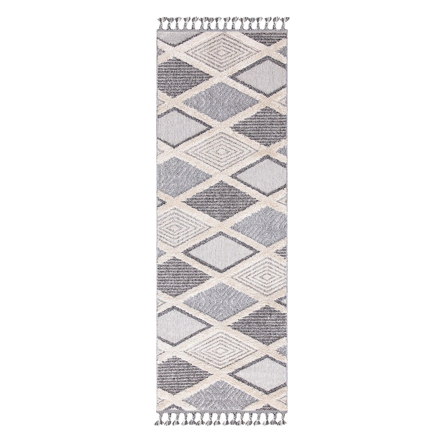 Tapis de couloir Boho Chic à franges tressées – STUDIO DECO