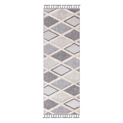 Tapis Boho Chic à franges tressées