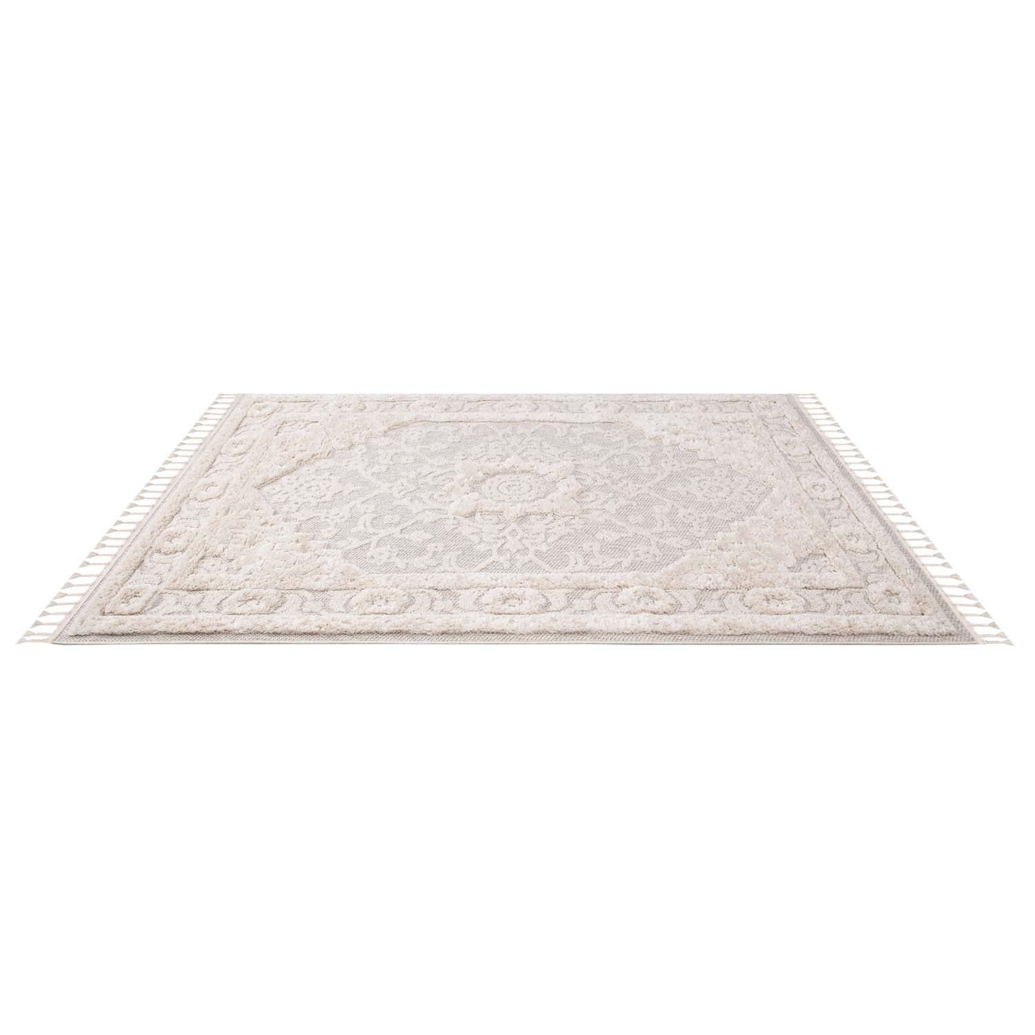 Tapis Boho Chic à franges tressées – STUDIO DECO