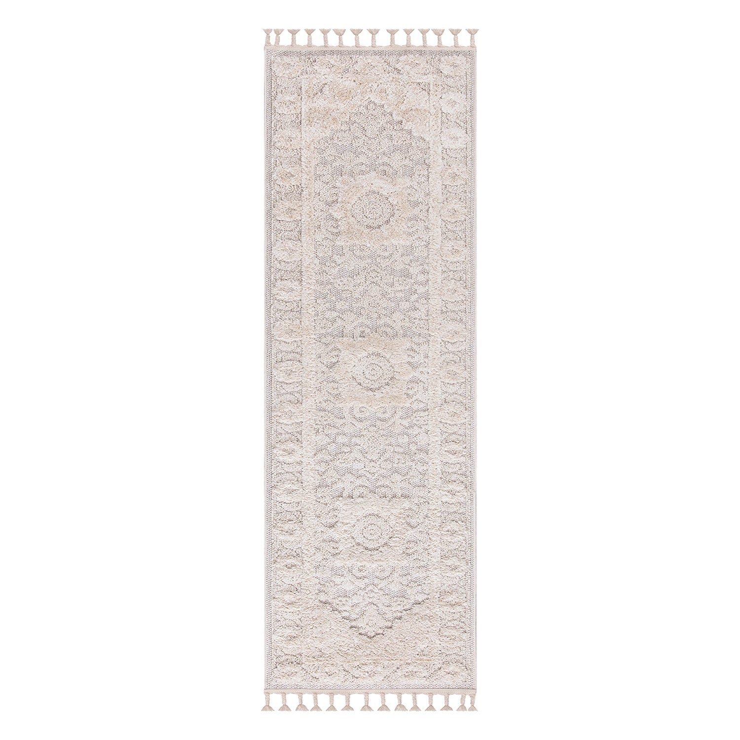 Tapis de couloir Boho Chic à franges tressées – STUDIO DECO