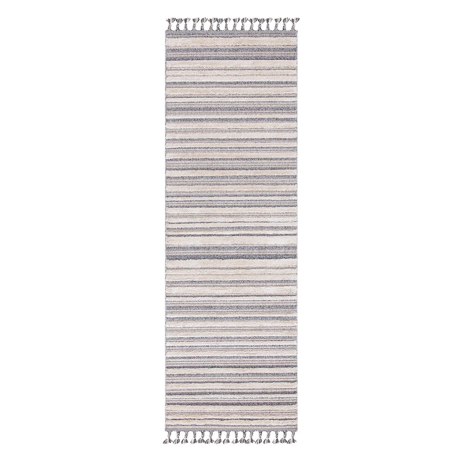 Tapis de couloir Boho Chic à franges tressées – STUDIO DECO