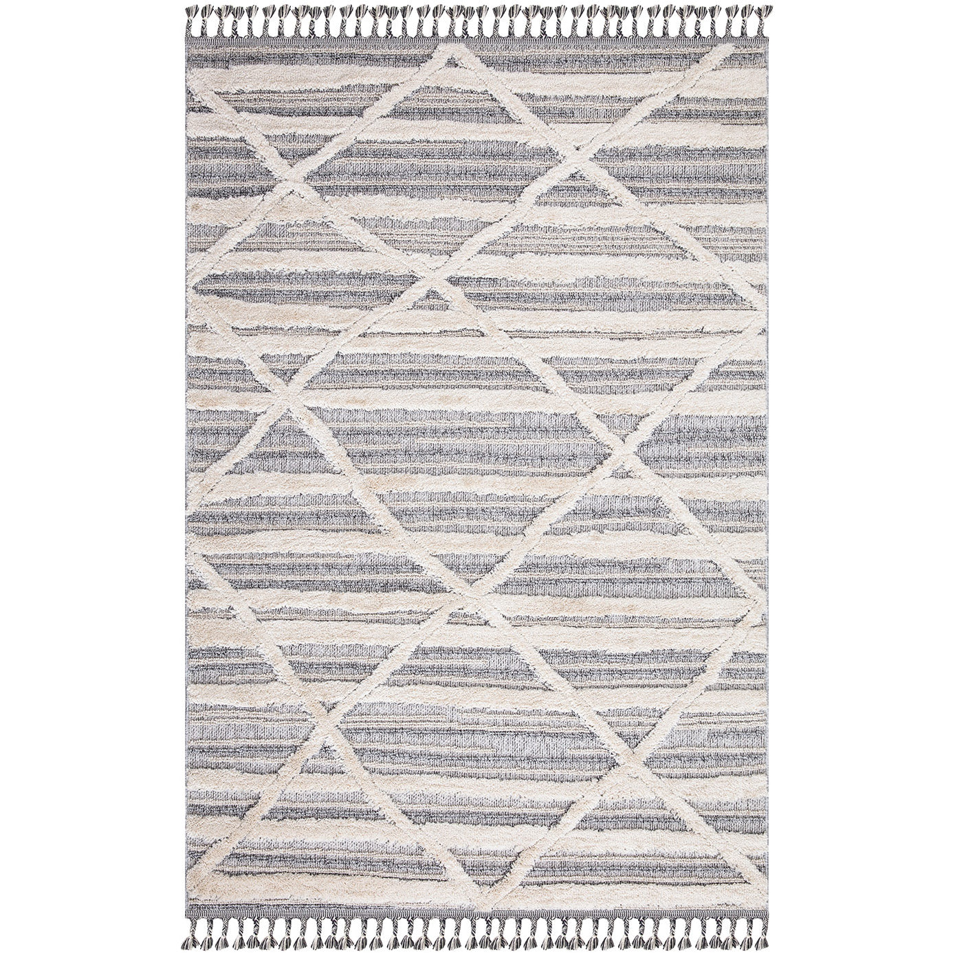 Tapis Boho Chic à franges tressées – STUDIO DECO