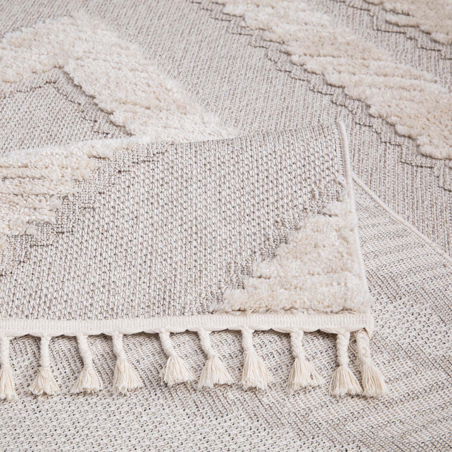 Tapis Boho Chic à franges tressées – STUDIO DECO