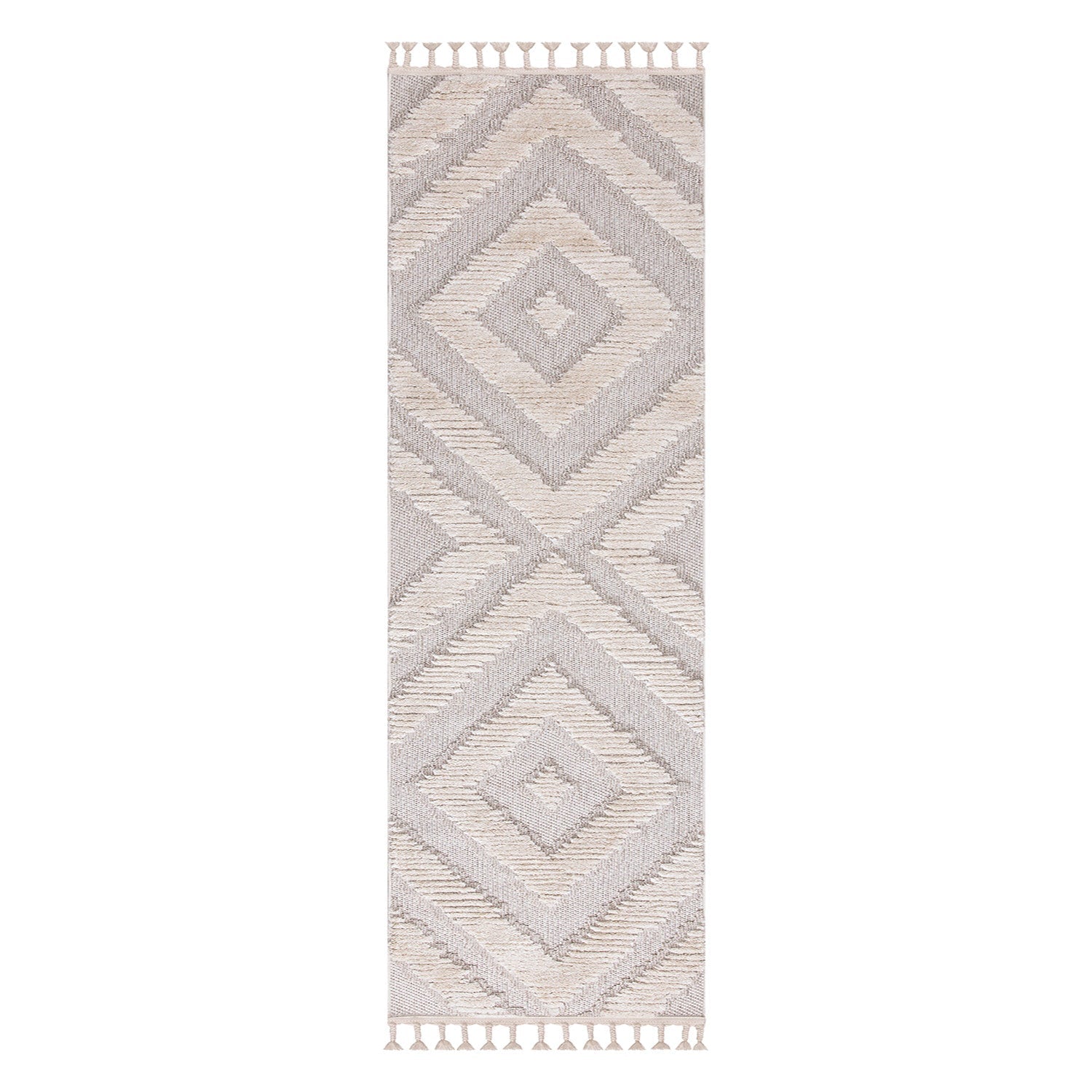 Tapis de couloir Boho Chic à franges tressées – STUDIO DECO
