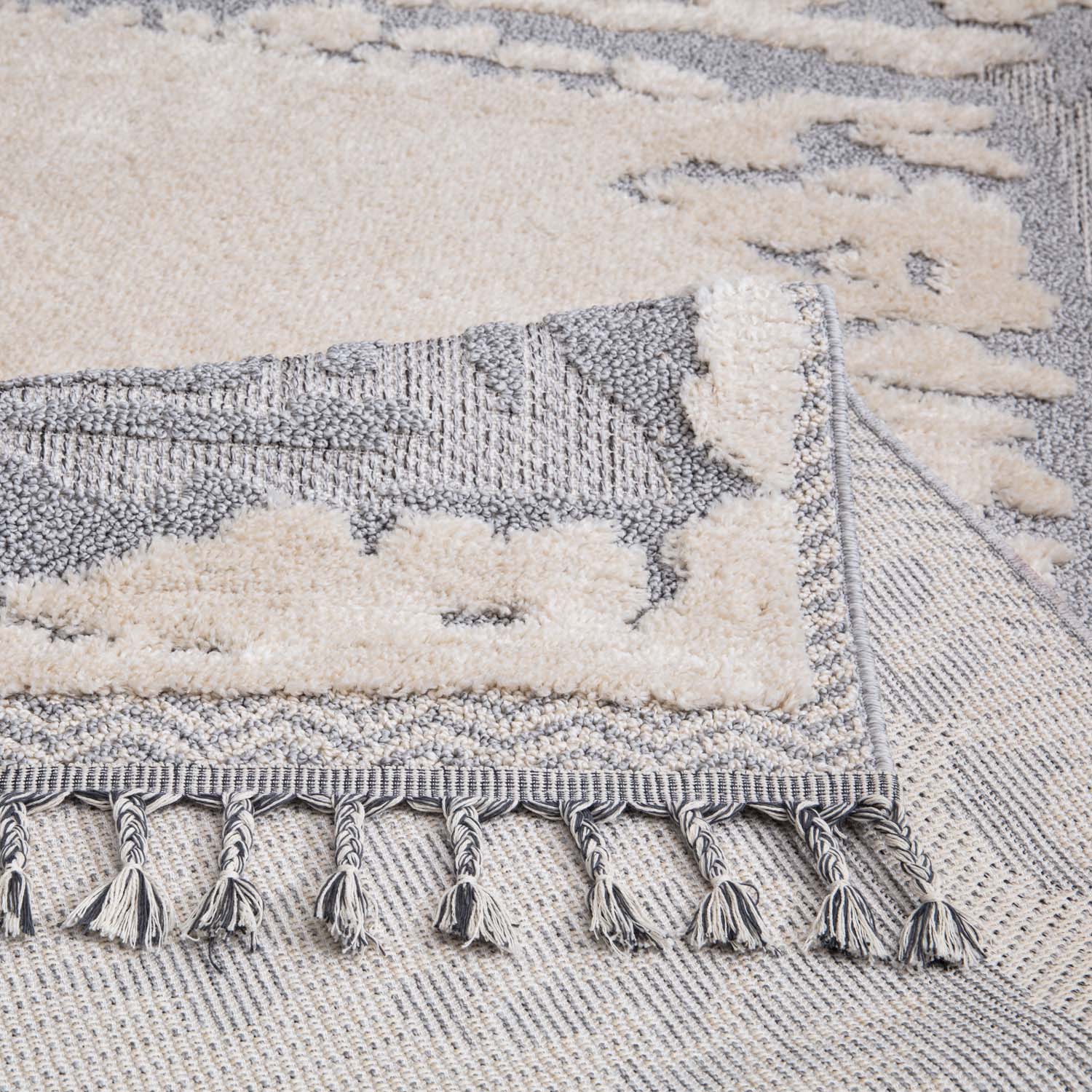 Tapis Boho Chic à franges tressées – STUDIO DECO