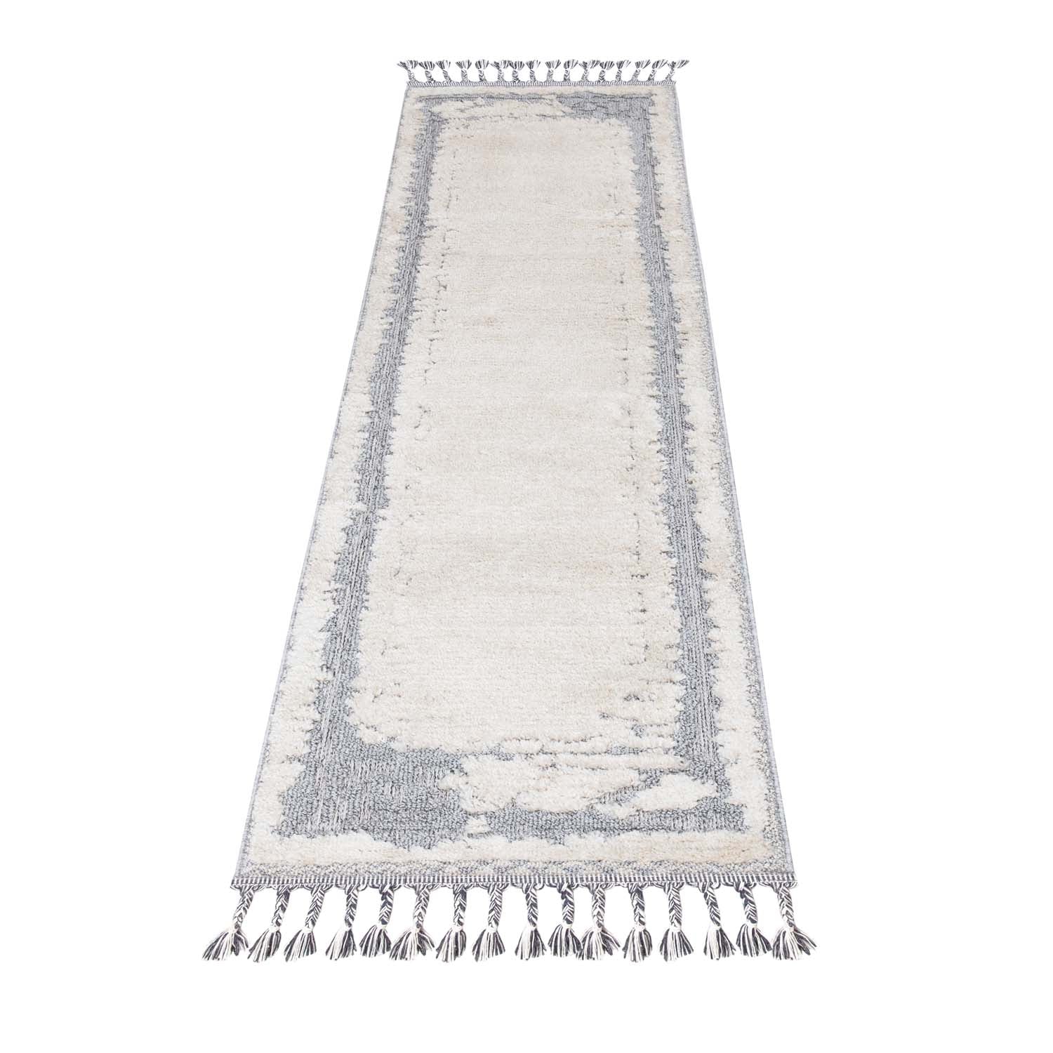 Tapis de couloir Boho Chic à franges tressées – STUDIO DECO