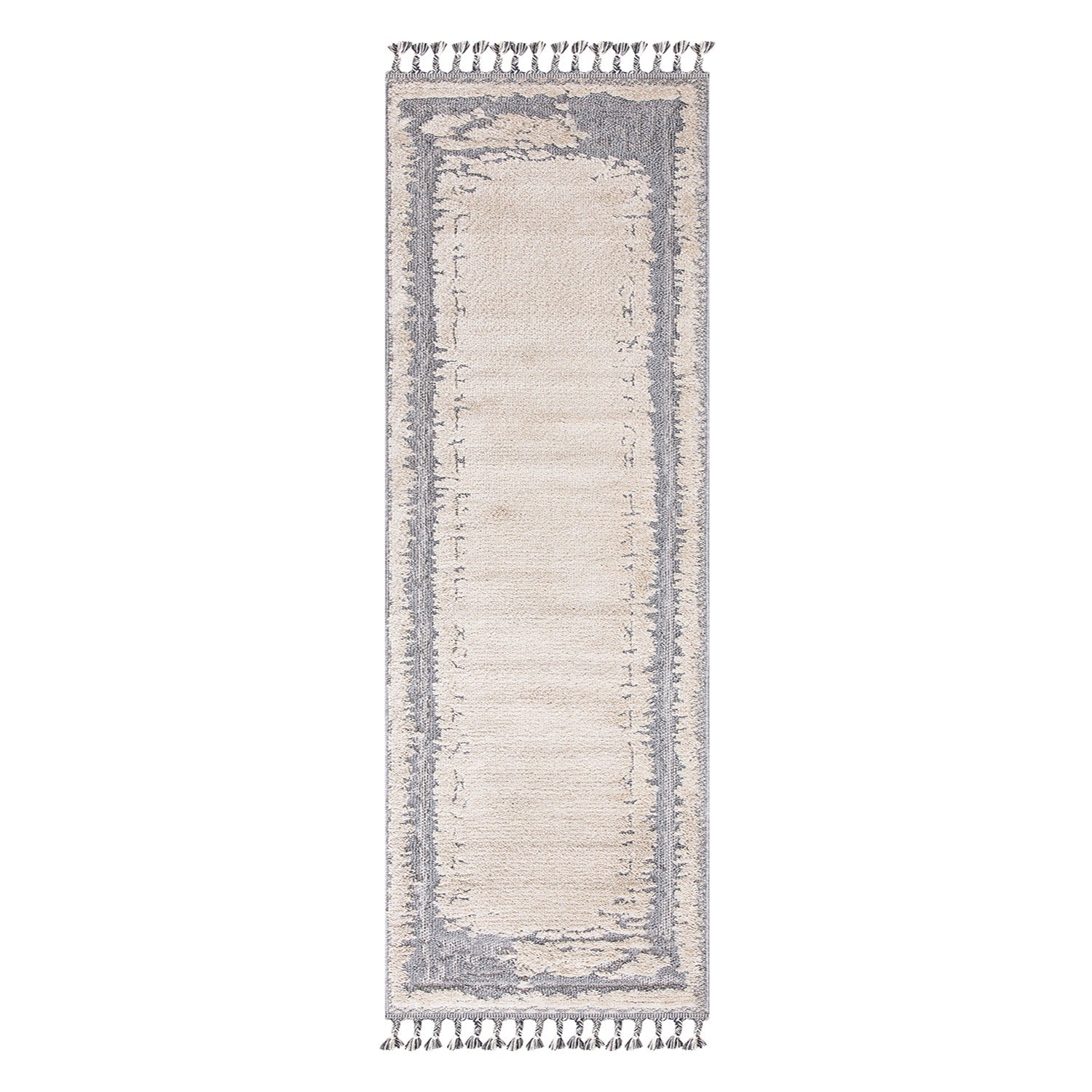 Tapis de couloir Boho Chic à franges tressées – STUDIO DECO