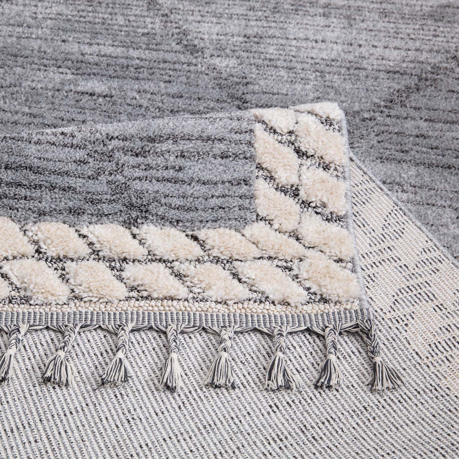 Tapis Boho Chic à franges tressées – STUDIO DECO