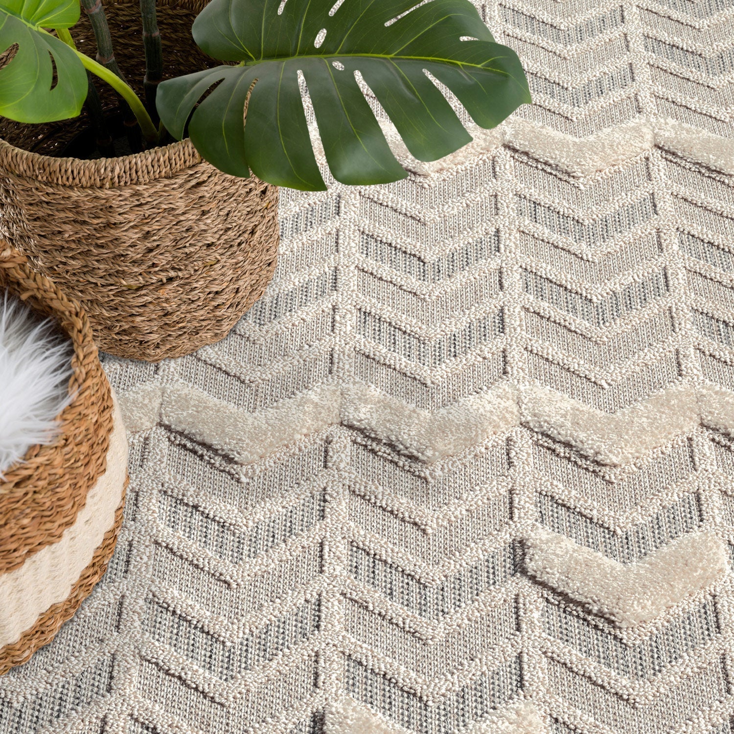 Tapis Boho Chic à franges tressées – STUDIO DECO