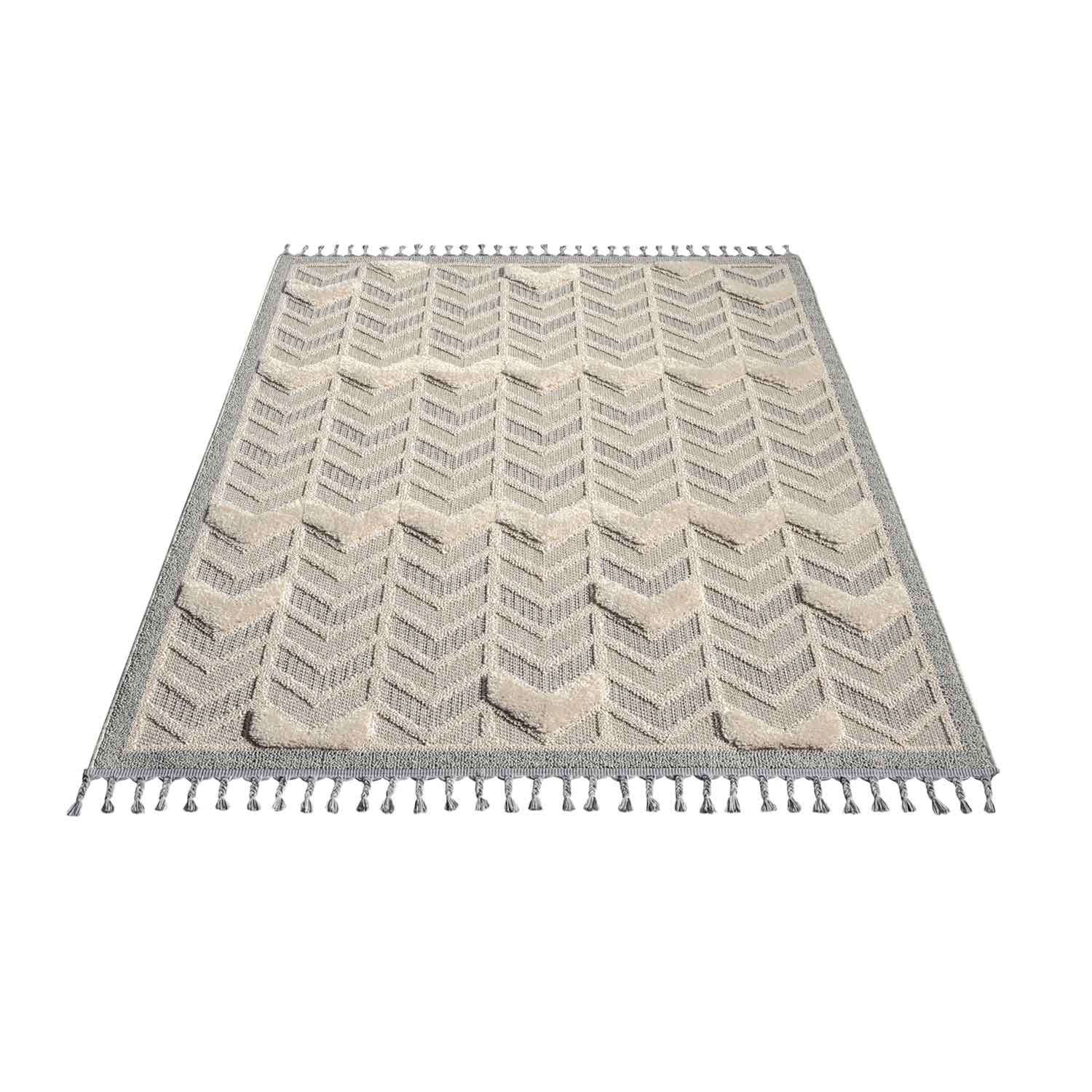 Tapis Boho Chic à franges tressées – STUDIO DECO