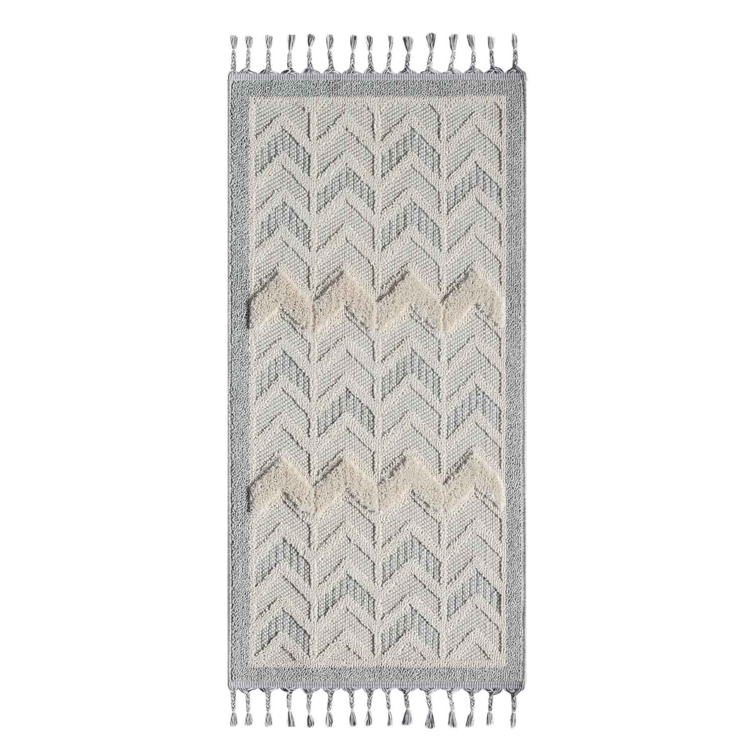 Tapis de couloir Boho Chic à franges tressées – STUDIO DECO