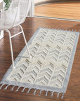 Tapis de couloir Boho Chic à franges tressées – STUDIO DECO