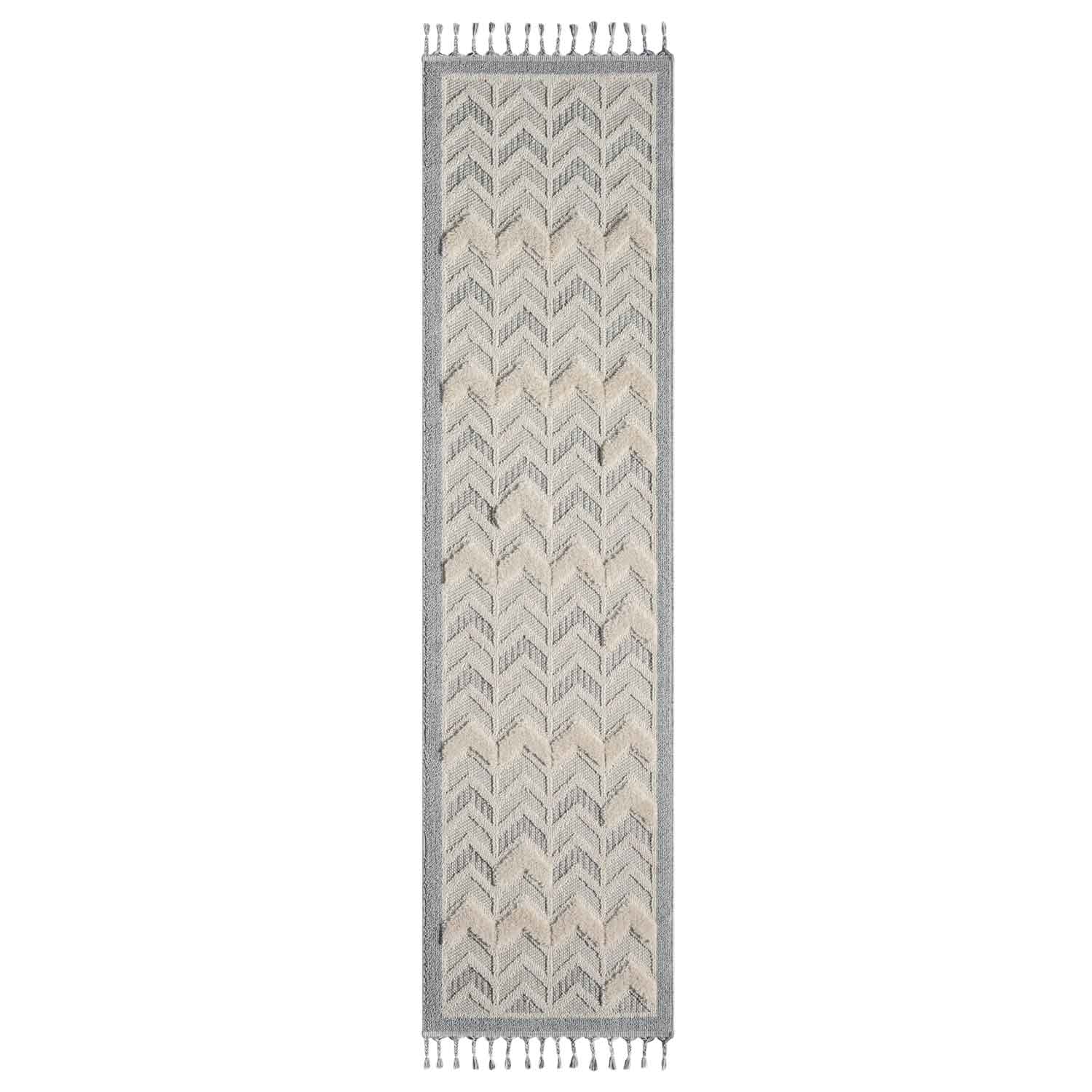 Tapis de couloir Boho Chic à franges tressées – STUDIO DECO
