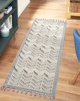Tapis de couloir Boho Chic à franges tressées – STUDIO DECO