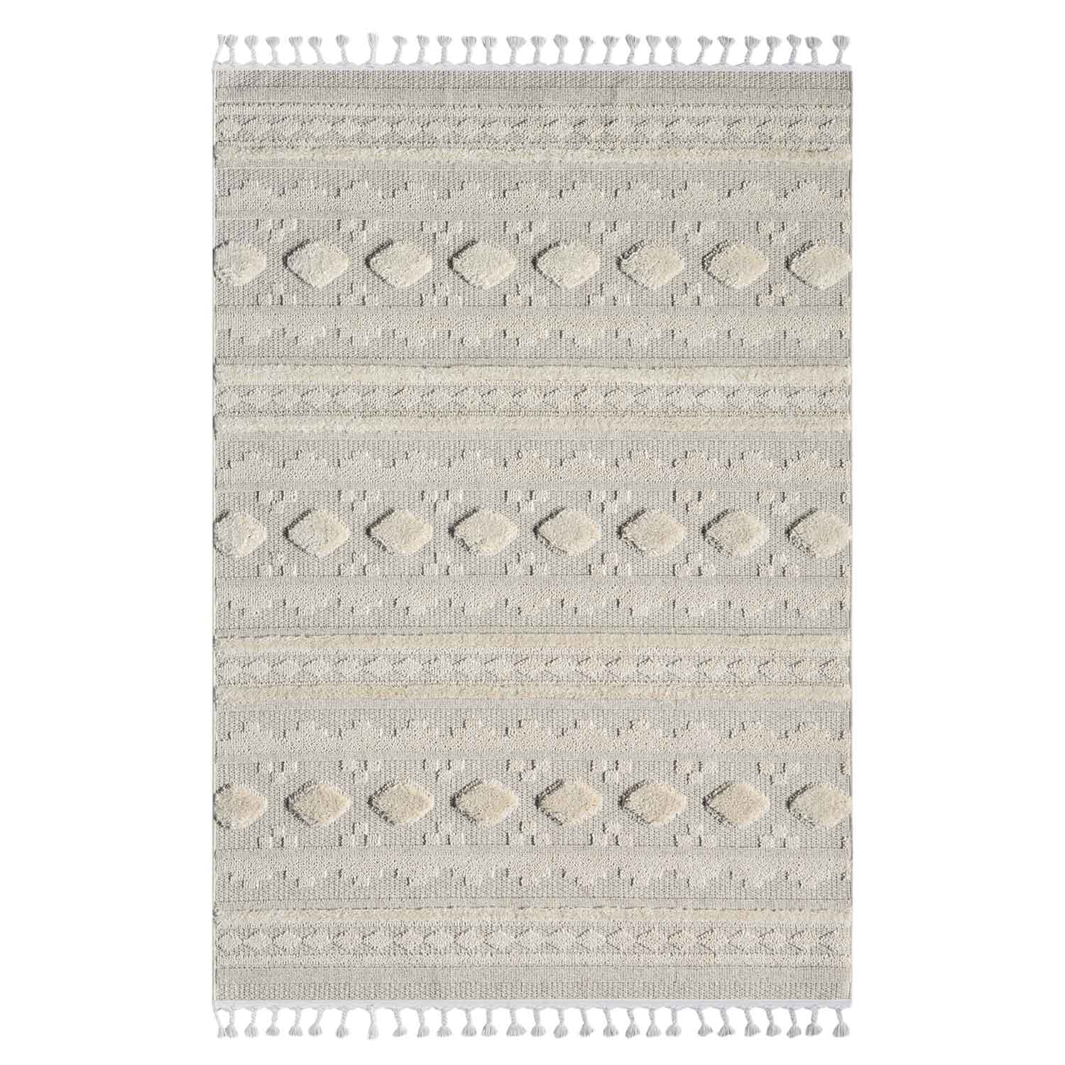 Tapis Boho Chic à franges tressées – STUDIO DECO