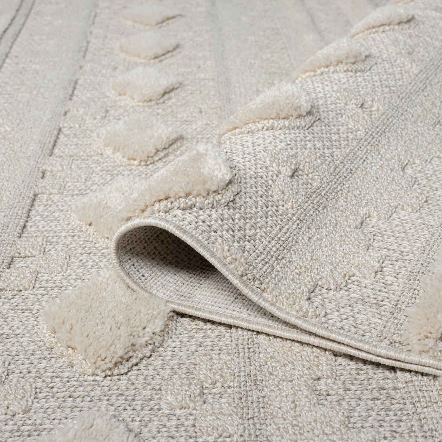 Tapis Boho Chic à franges tressées – STUDIO DECO