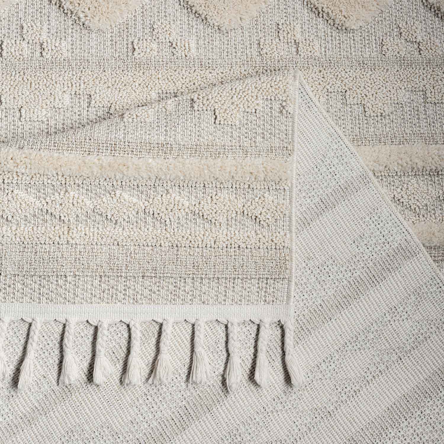 Tapis Boho Chic à franges tressées – STUDIO DECO