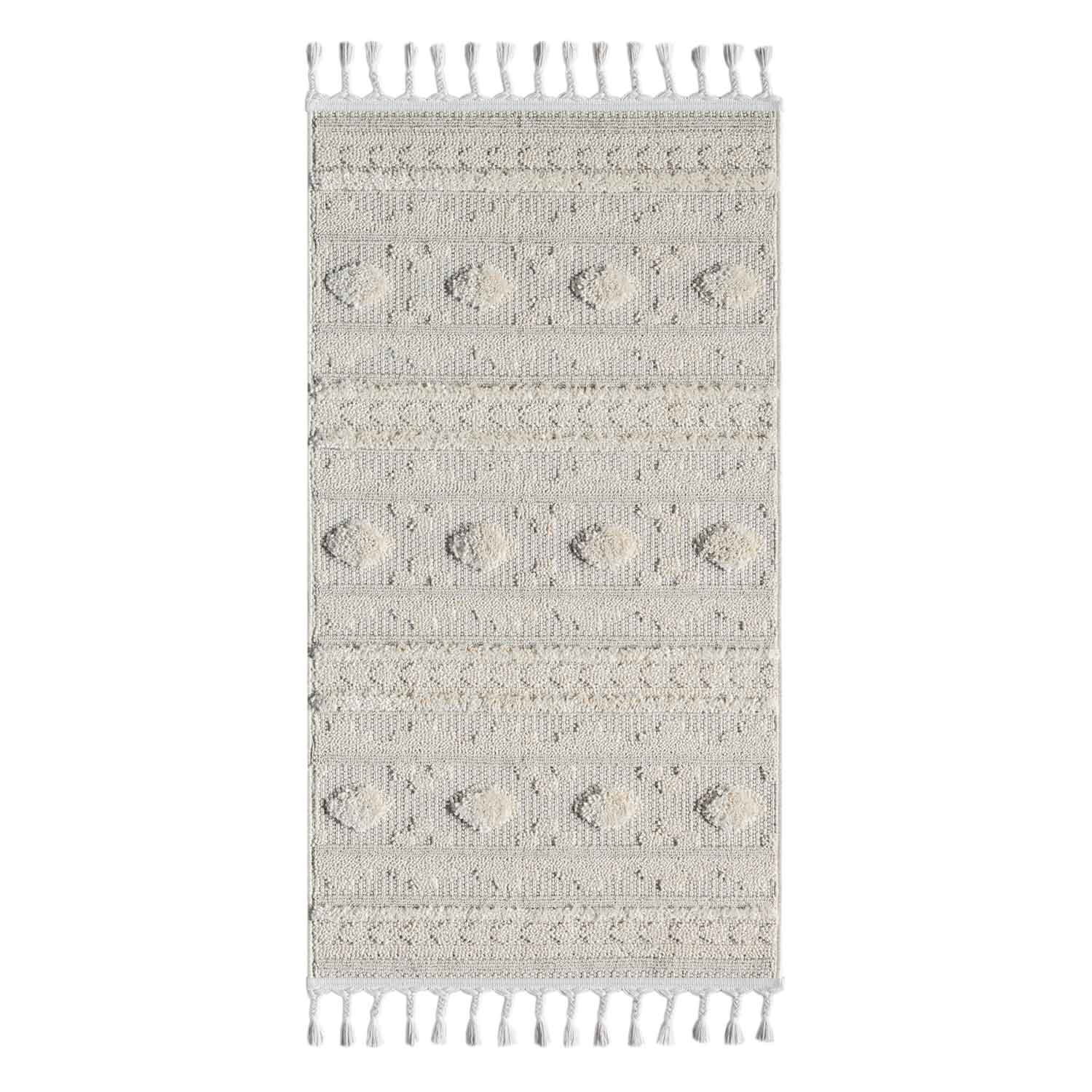 Tapis de couloir Boho Chic à franges tressées – STUDIO DECO