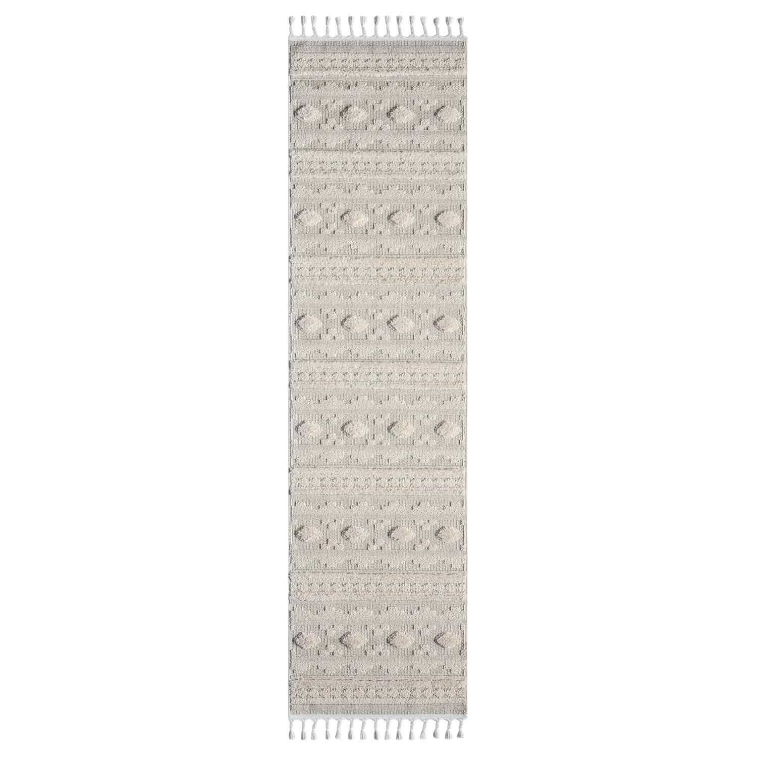 Tapis de couloir Boho Chic à franges tressées – STUDIO DECO