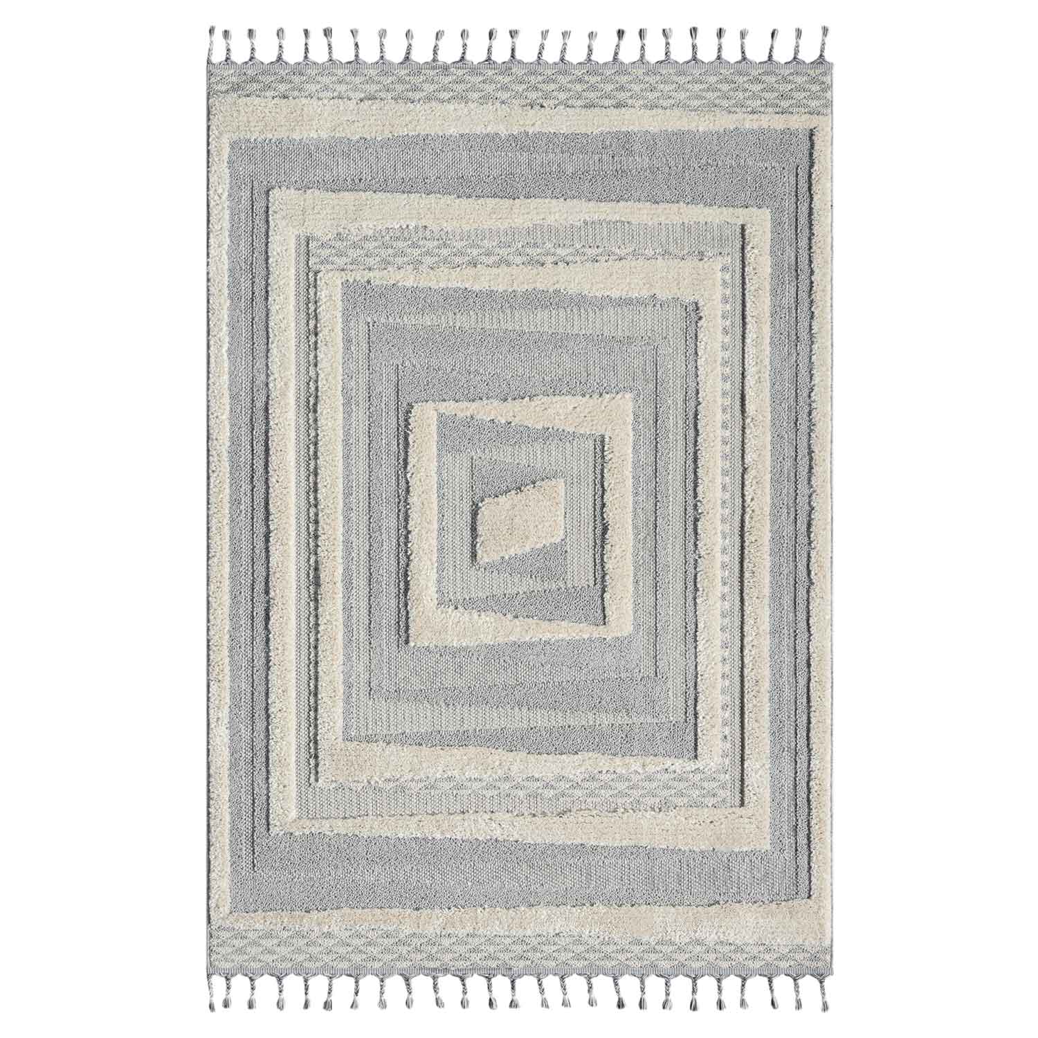 Tapis Boho Chic à franges tressées – STUDIO DECO
